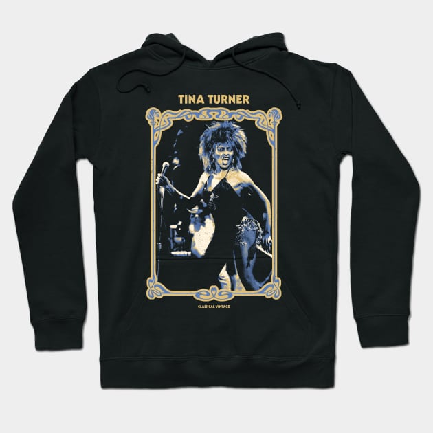 Tina Turner Classical Psychedelic Hoodie by Joker Keder